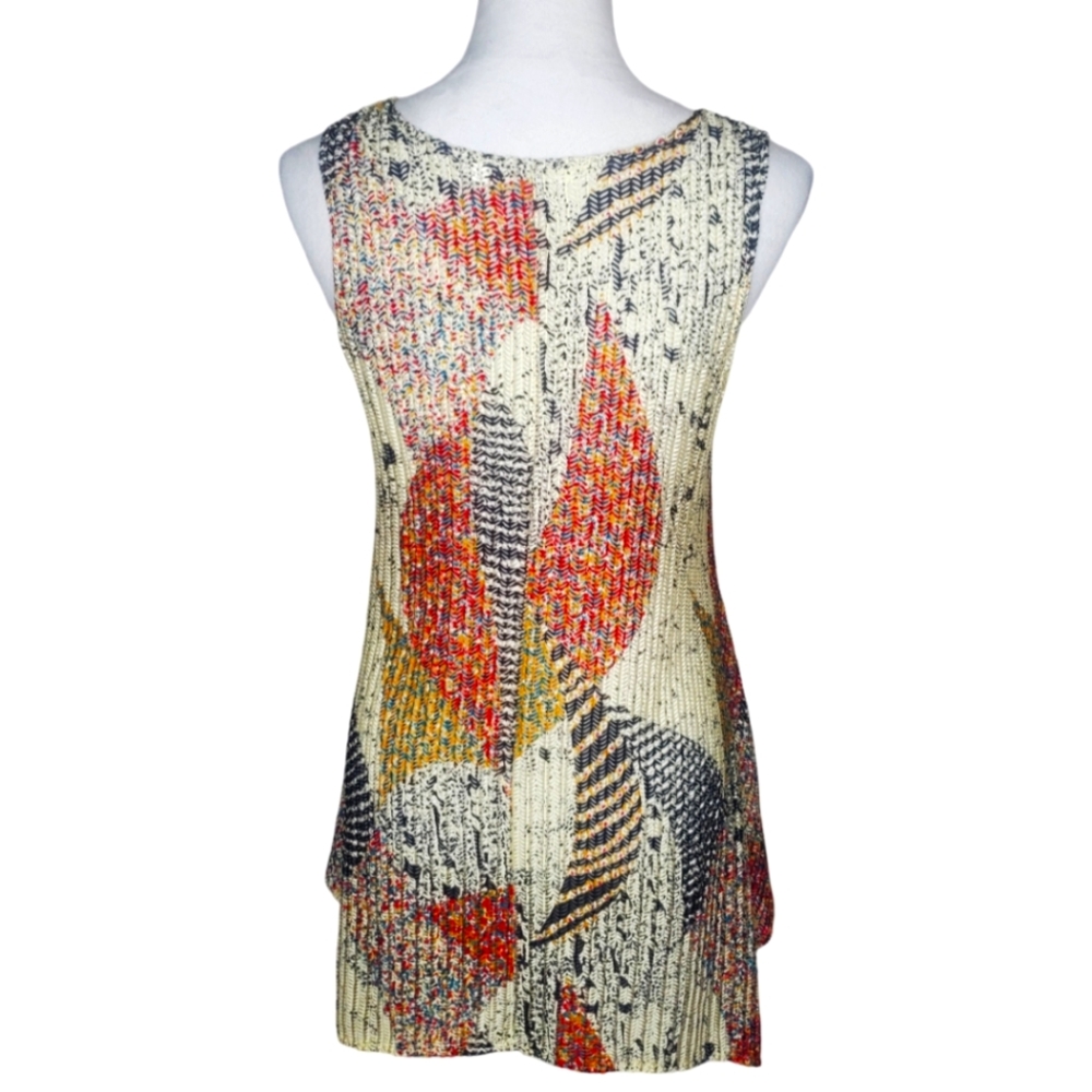 Paradise Woven Herringbone Pattern Asymmetrical H… - image 3